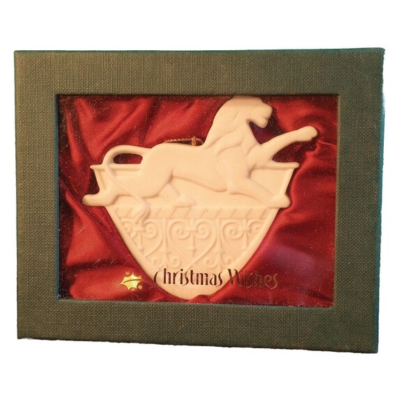 Vtg '02 Mint New Demdaco Courage Stock Holiday Christmas Wishes Ornament #44003 - Picture 1 of 8